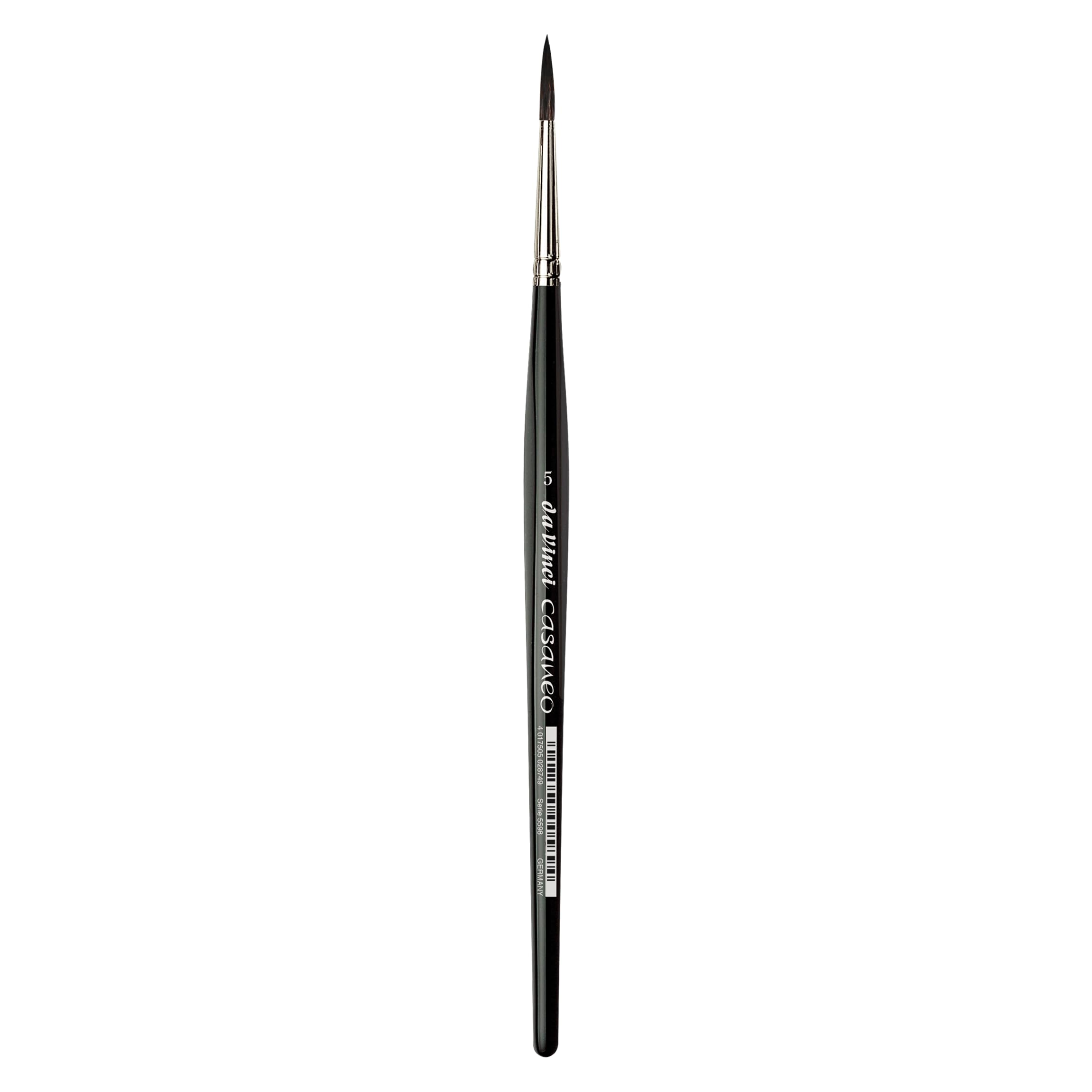 da Vinci Watercolor Series 5598 Casaneo Paint, Medium Synthetic Faux Kazan Squirrel, Size 5 Watercolor Brush Round