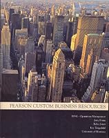 IS341 Operations Management 0558722466 Book Cover