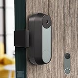 Wasserstein Soporte antirrobo compatible con Google Nest Doorbell - Hecho para Google Nest Doorbell (negro)