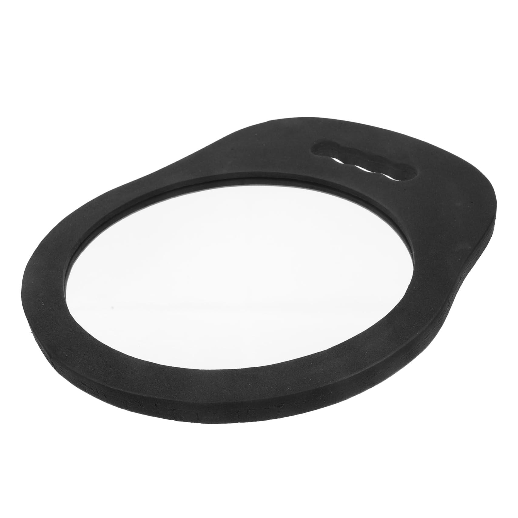 Ipetboom 1Pc Professional Hairdresser Back Mirror with Eva Frame Durable and Drop Resistant Barber Salon Mirror for Accurate Imaging and Easy Hair and Dress Checks