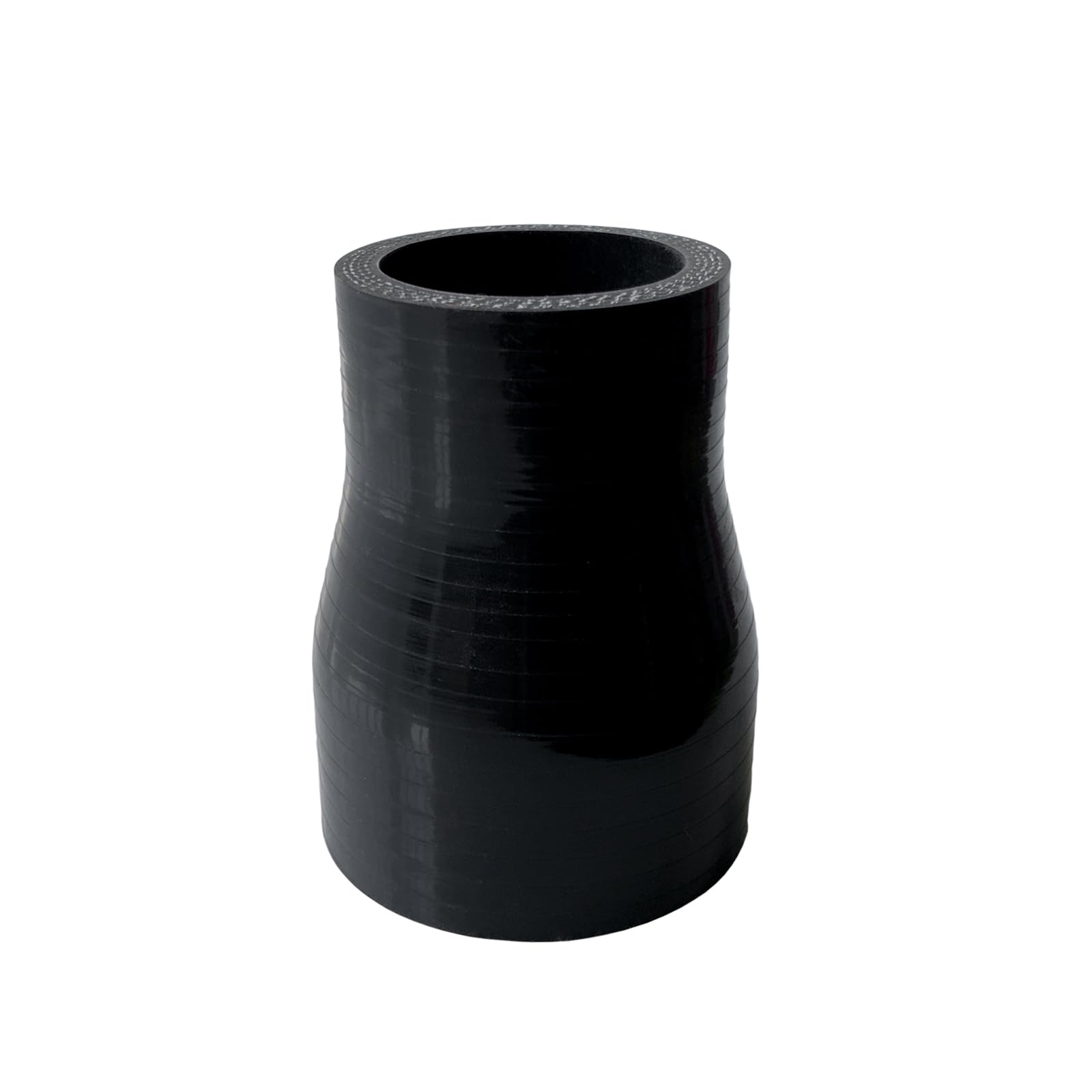 Haturmyko ID 2.5" to 3.5" Silicone Reducer Coupler Hose, 3" Length Universal 4-Ply Reinforced Straight Silicone Hose Turbo Intake Coupler Intercooler Pipe Black