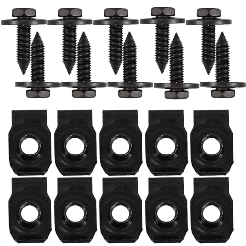 Kit de fixation automobile Gatuida avec boulons M8 en acier contre les vibrations