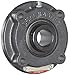 Sealmaster MFCD-27 Medium Duty Piloted Flange Cartridge, 4 Bolt, Regreasable, Felt Seals, Double Setscrew Locking Collar, Cast Iron Housing, 1-11/16" Bore, 6-1/8" Overall Length, 3-5/8" Bolt Hole Spacing Width, 7/16" Flange Height, ?2 Degrees Misalignment Angle
