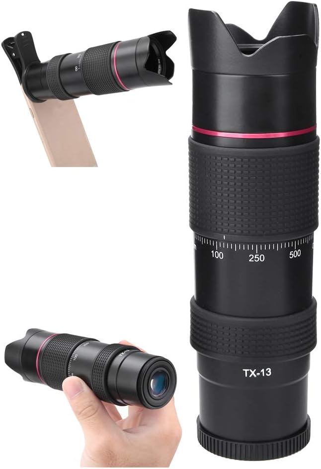 Telescope TX-13 12X FMC Multi-Layer Film with 37mm Thread Hole High Definition Telephoto Lens for Bird Watching,Camping