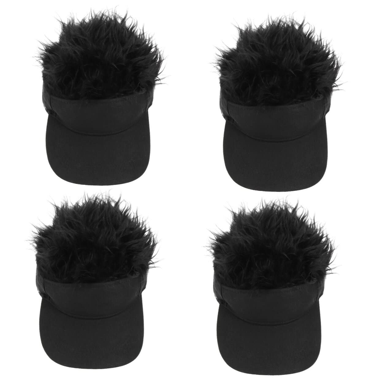 Healeved 4pezzi Cappellino Baseball Cappello Sole Unisex Design per attività Outdoor Stile Hip Hop e Casual per Viaggi e Sport Estivi