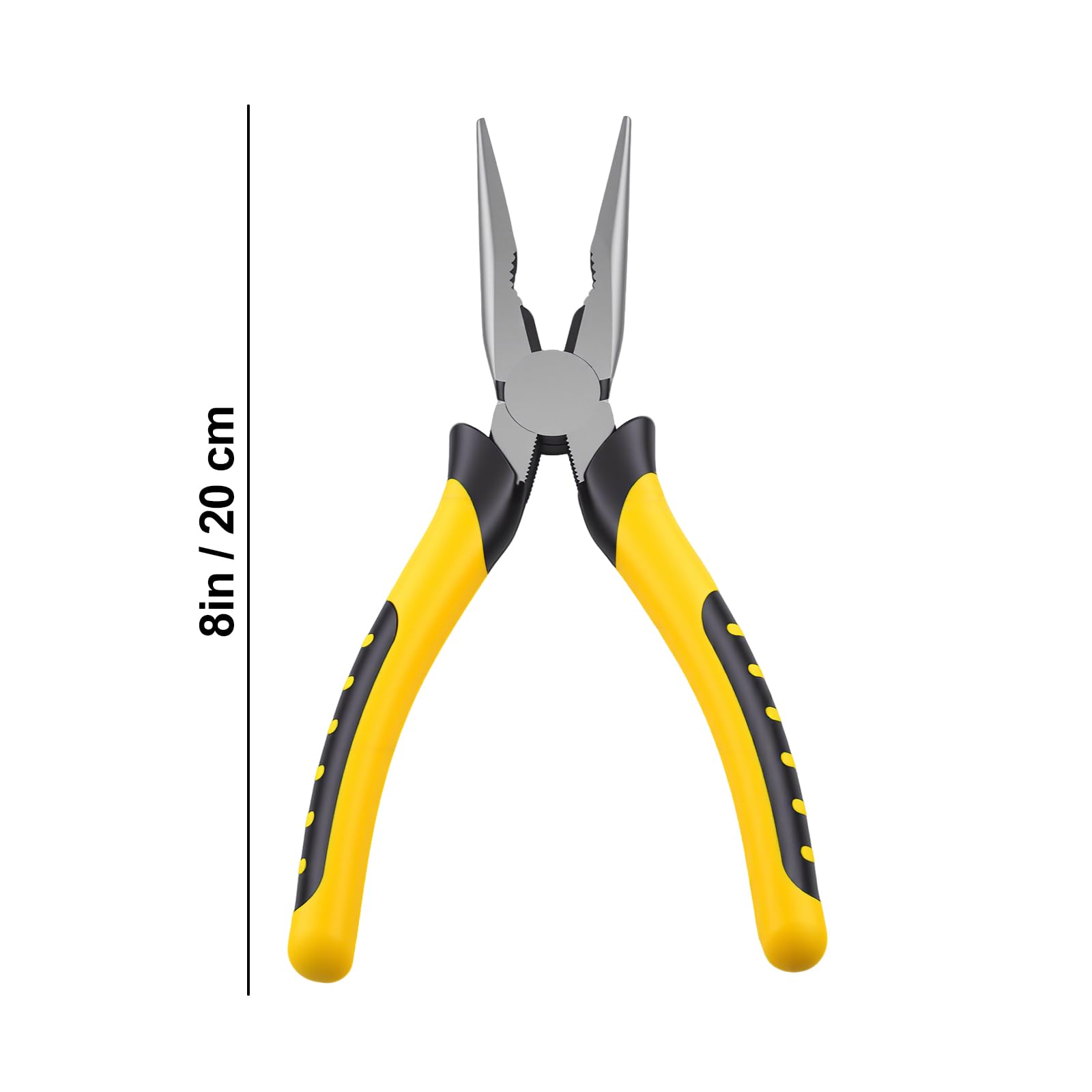 Wiojided 8" Needle-Nose Pliers - Precision Grip -2