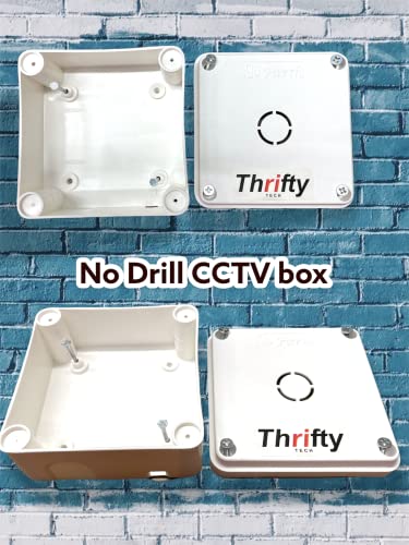 Image of CCTV Camera Fitting Box - 4 Pack of 32, Waterproof PVC Box