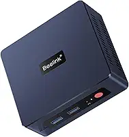 Mini PC Beelink SER5, AMD Ryzen 5 5500U (7 nm, 6C/12T) até 4.0 GHz, 16 GB, DDR4 RAM 500GB NVME SSD, 4 K a 60 Hz, tela tripla, para jogos, Wi-Fi 6, Bluetooth 5.2, HTPC 57 W