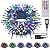 HOME LIGHTING 66ft Christmas Decorative Mini Lights, 200 LED 20 Colors RGB Changing 7 Functional Green Wire Fairy Halloween Lights with Remote Timer, Plug in Indoor Outdoor Xmas Wedding Party Decor
