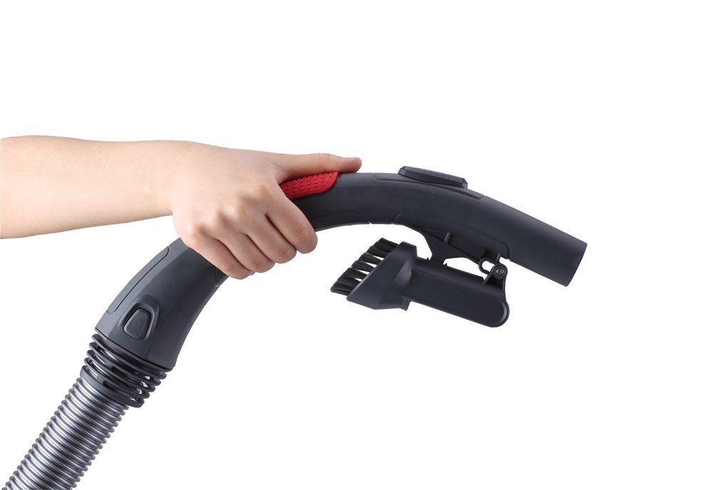 Hoover REACTIV RC81_RC25011 Aspirapolvere a Traino Senza Sacco, 800W, 2 Litri, 75 dBA, Ciclonico, Filtro Epa, Spazzola Parquet, Mini Turbo Spazzola, Rosso