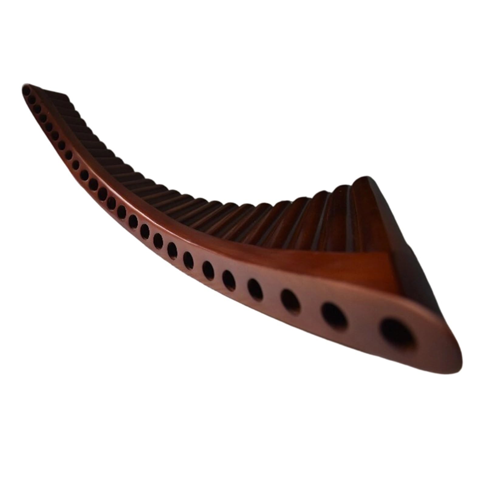 Profesjonalny Flet Pana Tradycyjny Instrument 25 Pipe W Tonacjach C I G Dur Profesjonalnie Zaprojektowany Solidny Łatwy Do Nauki(25-pipe brown G major right-hand bass)