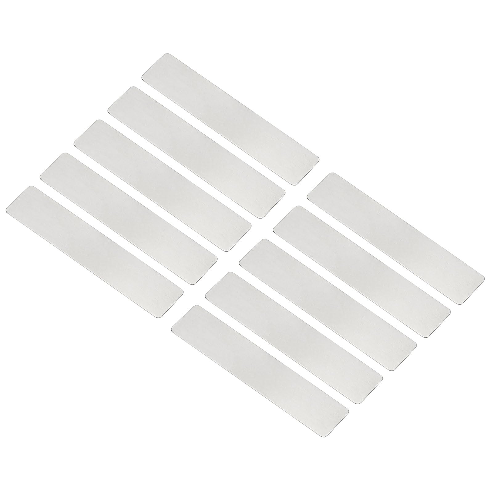 PATIKIL エアコンプレッサーバルブプレート 10個 金属交換用アクセサリ エアコンプレッサー用 10 mm x 47 mm