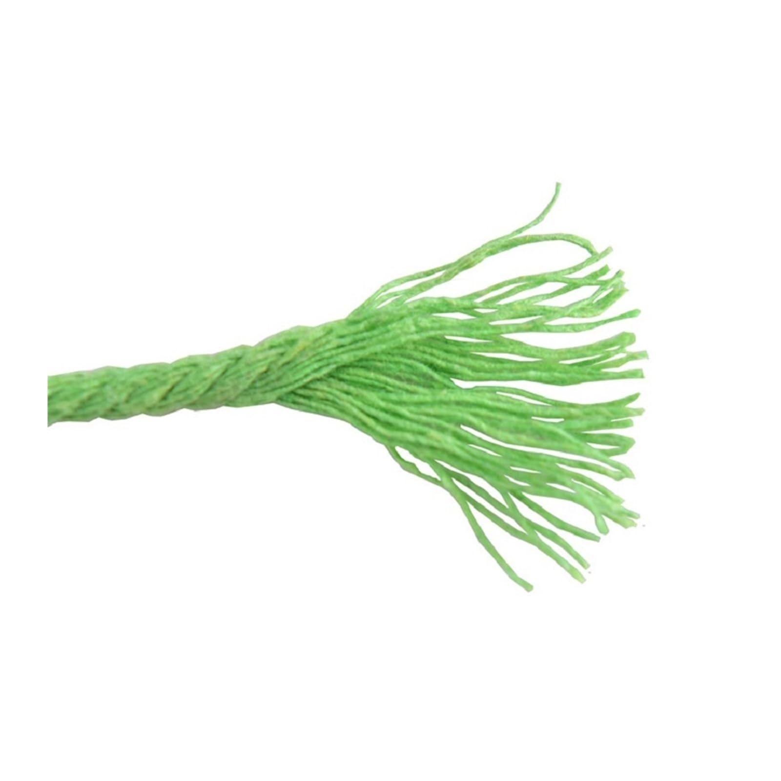 Baumwollschnur, Gedrehte Makramee-Schnur aus Baumwolle, Mehrfarbig, 3 mm, for Heimwerker, Heim- und Hochzeitsdekoration, 110 Yards(Grass Green)