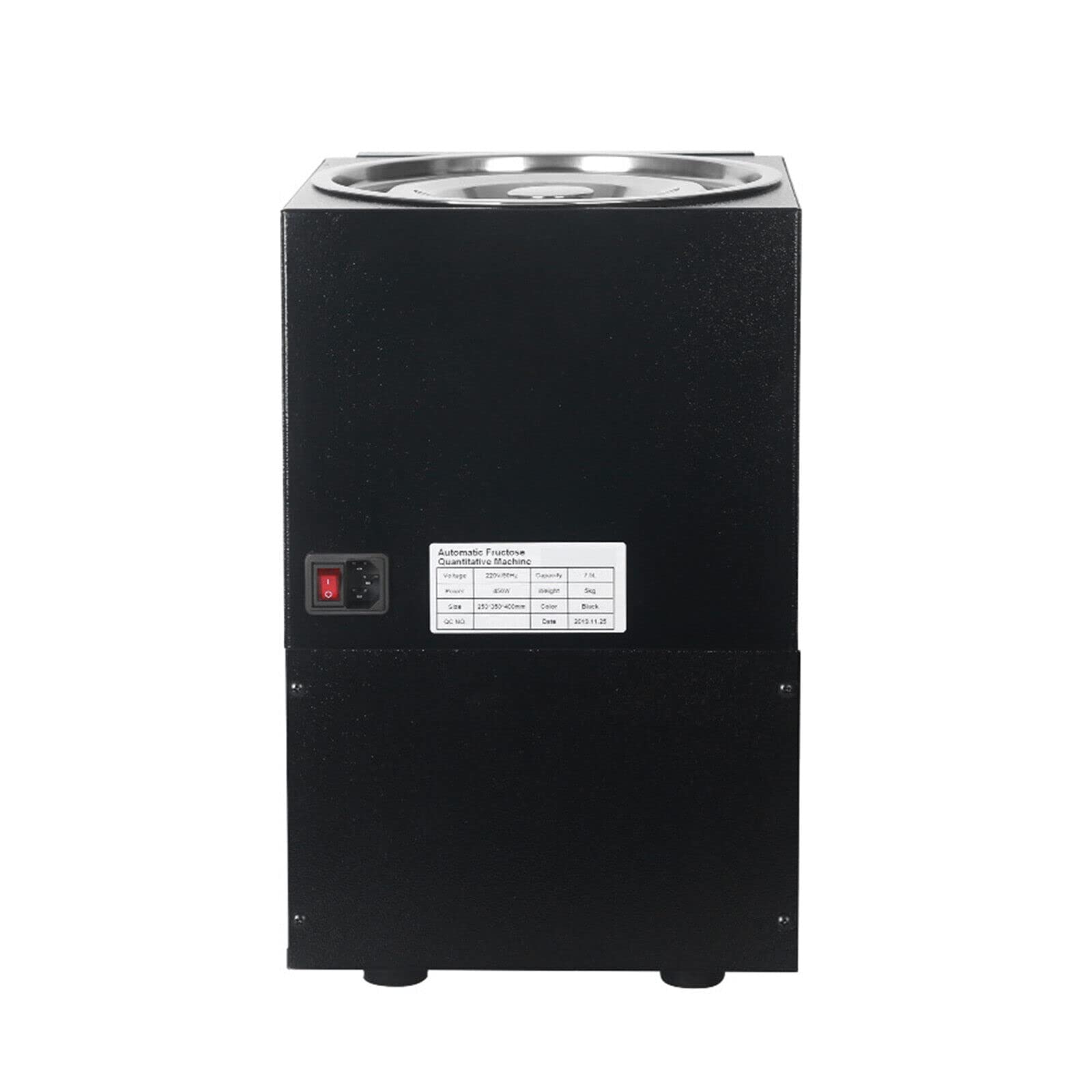 Machine quantitative de fructose - 7,5 L - Distributeur automatique de sirop de fructose - Distributeur de sucre - Machine à fructose - Pour lait, thé, café - 450 W