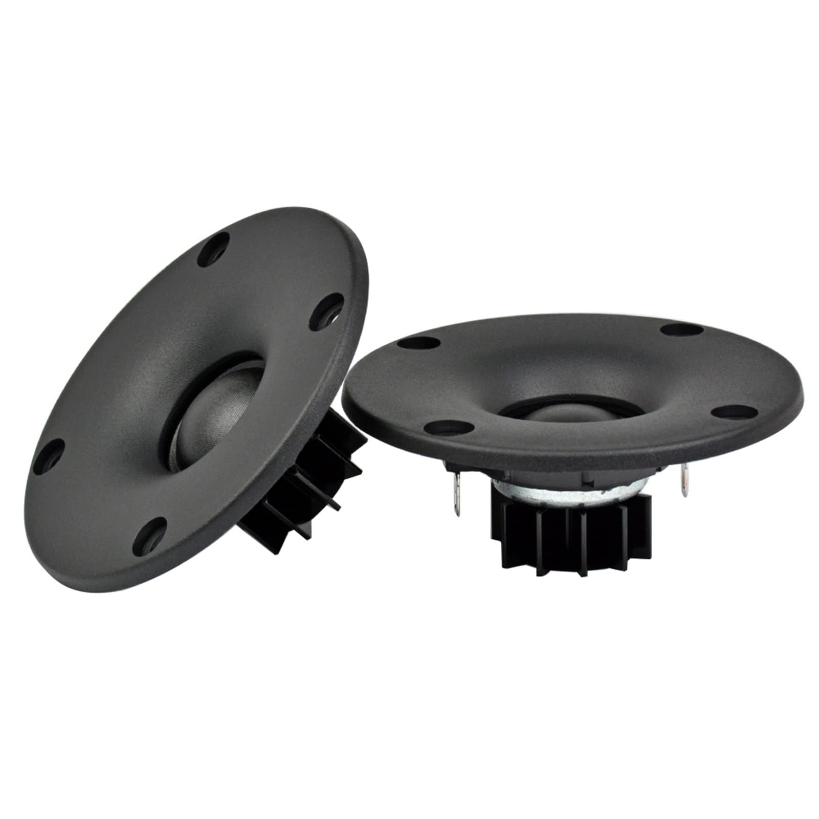 2 Pezzi 3 inch 4/6/8 Ohm 15W Dome Silk Tweeters Tweeter Audio Altoparlanti Neodimio Treble HiFi Treble Portable Altoparlante for Pannello (Color : 8 Ohm)