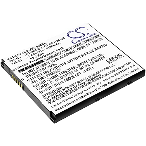 FITHOOD Battery Replacement for Zebra EC50 EC55AK-11B132-NA EC55 EC55AK-21B243-NA EC55 EC55AK-21B242-NA EC55 BT-000424 BT-0000424A BT-000424-08 BTRY-EC5X-EX1-01 BTRY-EC5X-ST1-01 (4100mAh/3.85V)