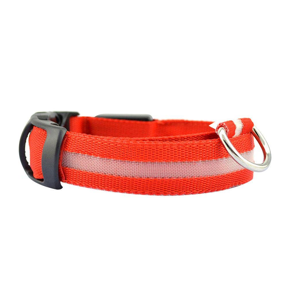 Meadawgs LED Dog Collar Adjustable Weather Resistant Light Up Dog Collars Highly Visible Night Light Safety Collars (L, Red) (B09Z1X7WFH) Amazon Price History, Amazon Price Tracker