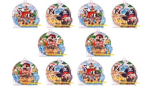 HENBRANDT 10 x Mini Pirate Pinball Puzzle