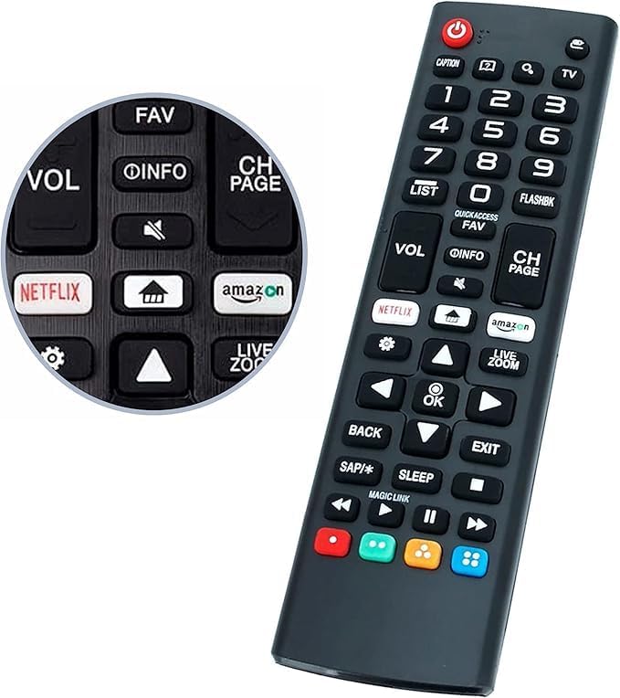 Miniatura 2 de Reemplazo universal de control remoto para todos los televisores inteligentes LG