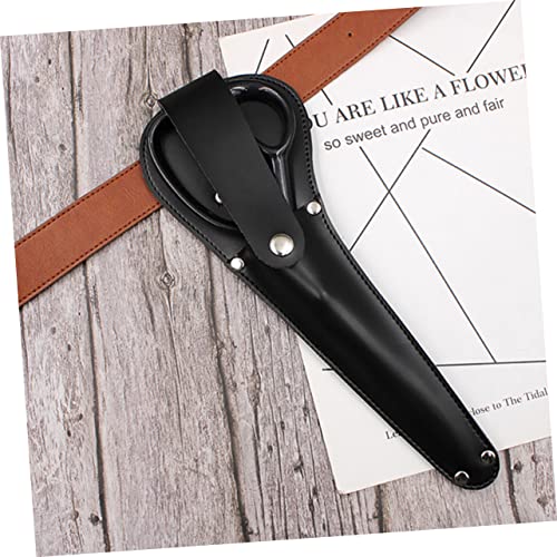 Funda de cuero PU para tijeras portátiles SHINEOFI ideal para talleres de costura y viaje 6
