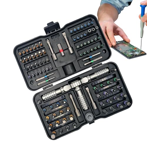 Juego Destornilladores Magnéticos | Kit Magnético Precisión Portátil Con | Juego Llaves Allen Con Trinquete | Para Gafas De Sol, Gafas, Bicicletas, Ordenador, Hogar Y Garaje