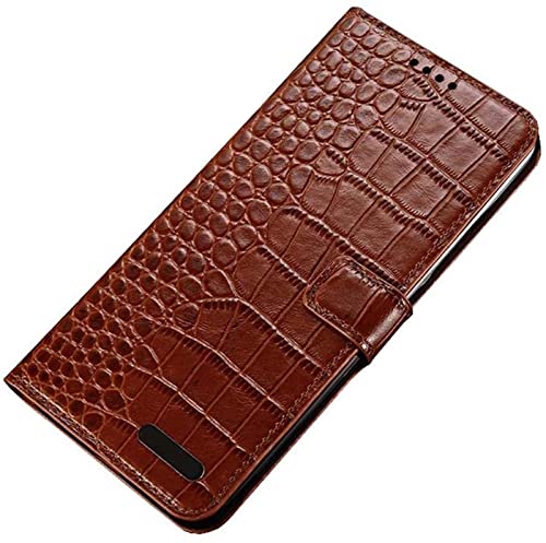 Étui portefeuille iPhone 12 Pro marron antichoc 6.1