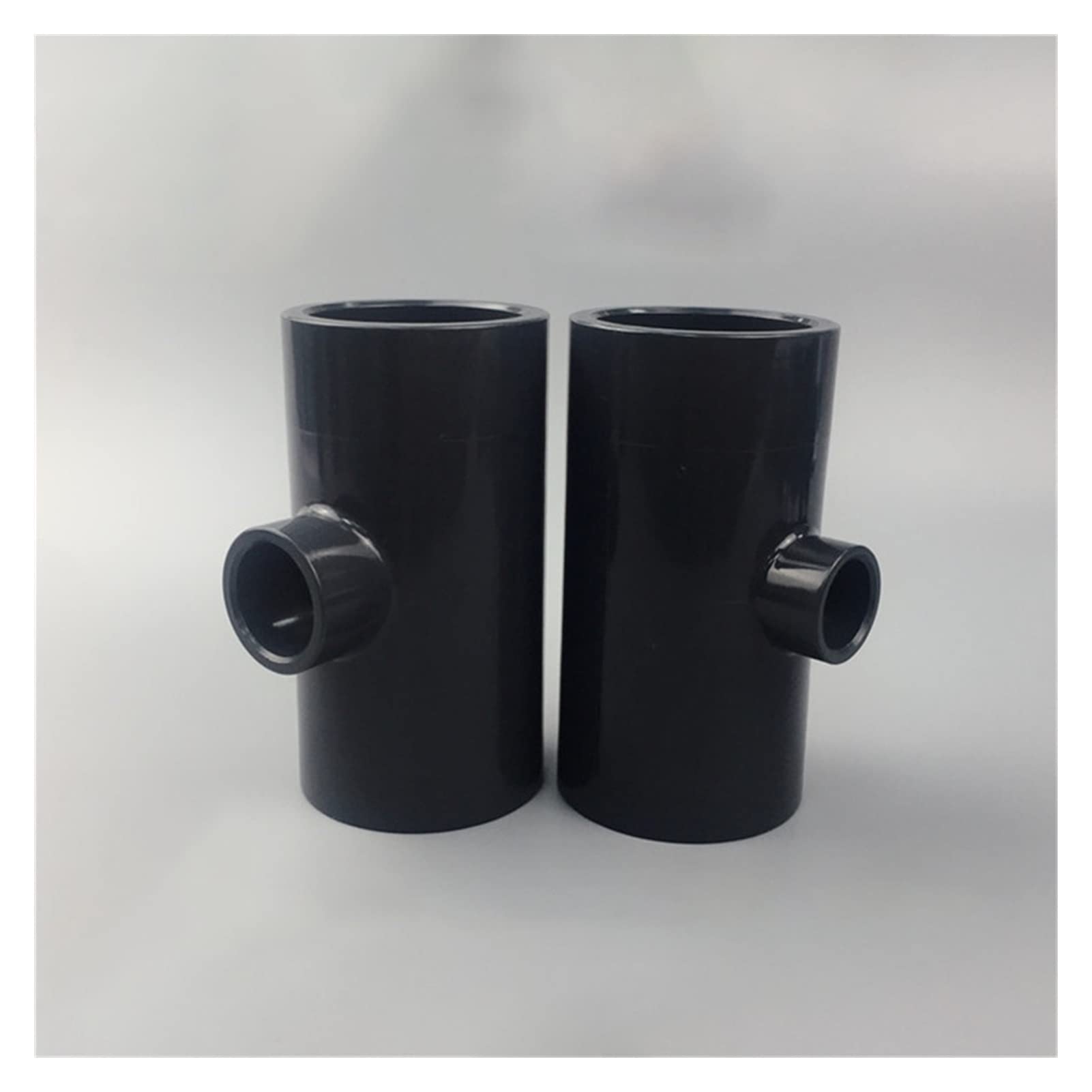 HMTE Accesorios de tubería de Agua de plástico UPVC en T de Diferentes diámetros 1 Pieza (Color : 1 Pcs, Thread Specification : ID 50 X ID40mm) (1 Pcs ID 50 X ID32mm)