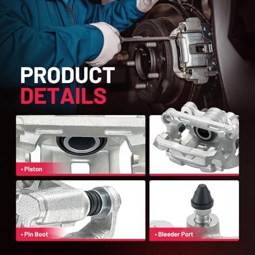 Image of BDFHYK 19-B2995 19-B2994 Rear Disc Brake Caliper Assembly Compatible with Nissan Frontier Xterra 2005-2022, Compatible with Suzuki Equator 2009-2012 2.4L 2.5L L4 3.8L 4.0L V6, Gas /Diesel /Flex 2pcs