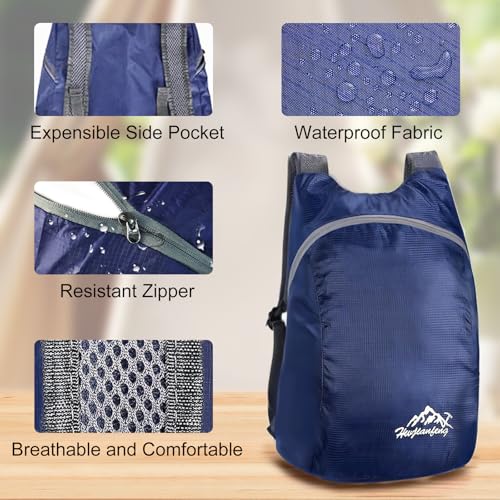 Mochila Plegable Deportiva 20L Ligera para Senderismo miniatura 3
