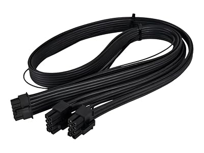 12VHPWR 2X 8 Pin to 16 Pin Type 5 Power Cable for Cooler Mas - best cooler master psu power supplies
