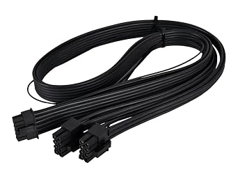 600W 12VHPWR Cable for Cooler Master V SFX PSU   2x8 Pin to 16 Pin 12+4 PCIe 5.0 GPU Power Cord, 16AWG 60cm 24in for RTX 4090/4080/4070 Ti/3090 Ti V850/V750/V650 SFX Gold