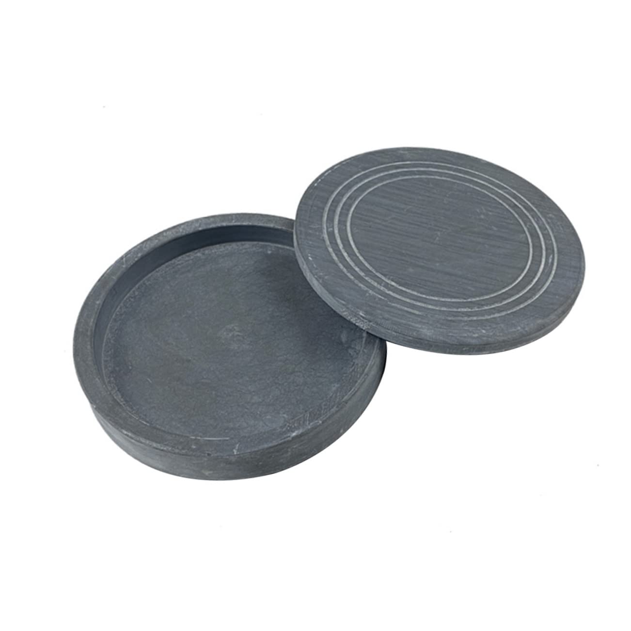 NUOBESTY Traditional Chinese Inkstone Stone Drawing Stone Lid for Painting Calligraphy Ink Pot-picture-18