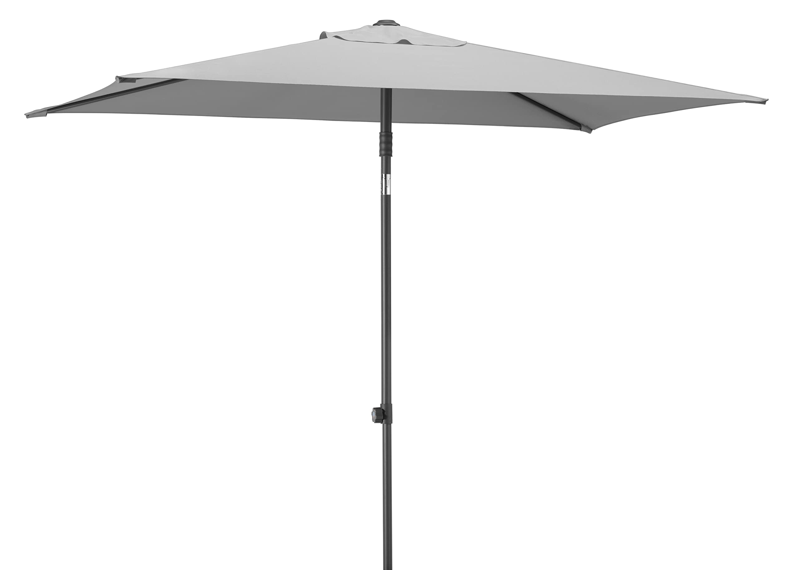 Schneider-Schirme Ombrellone Sevilla, grigio argento, 240 x 140 cm, rettangolare, 667-14, telaio in acciaio, rivestimento in poliestere, peso 4,6 kg