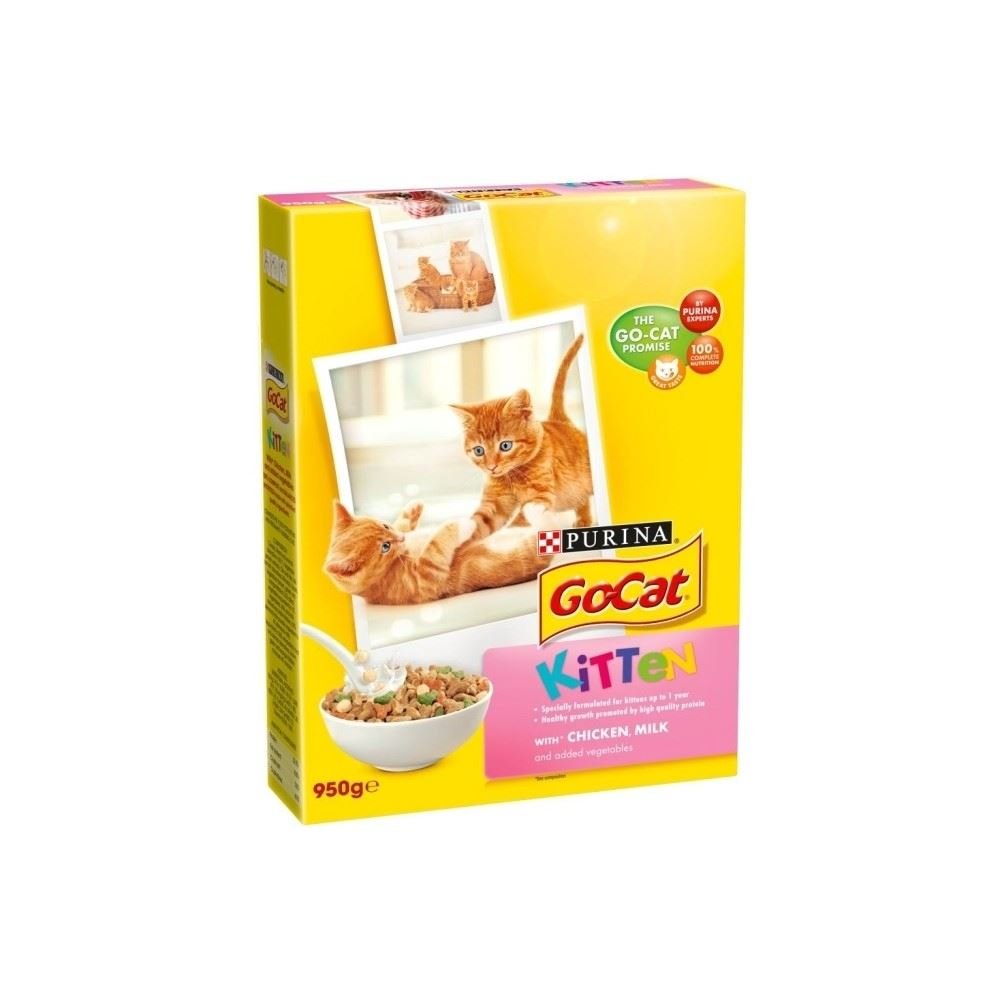 Go-Cat Complete Kitten with Chicken, Milk & Vegetables (950g)