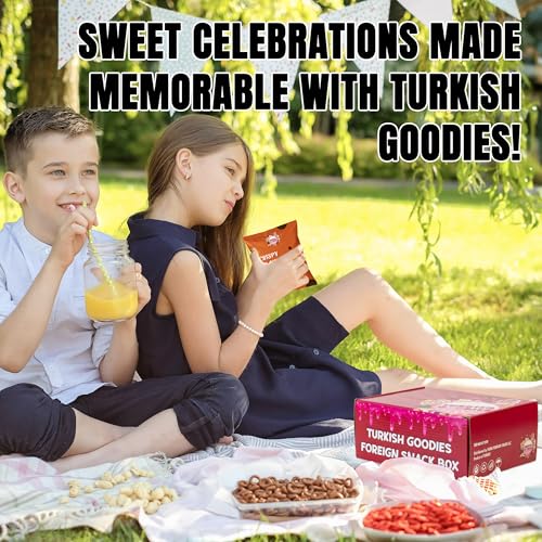 Around the World Snack Box – 12ct Halal Turkish Snacks & Candies – International Mystery Pack – Foreign Treats from Different Countries