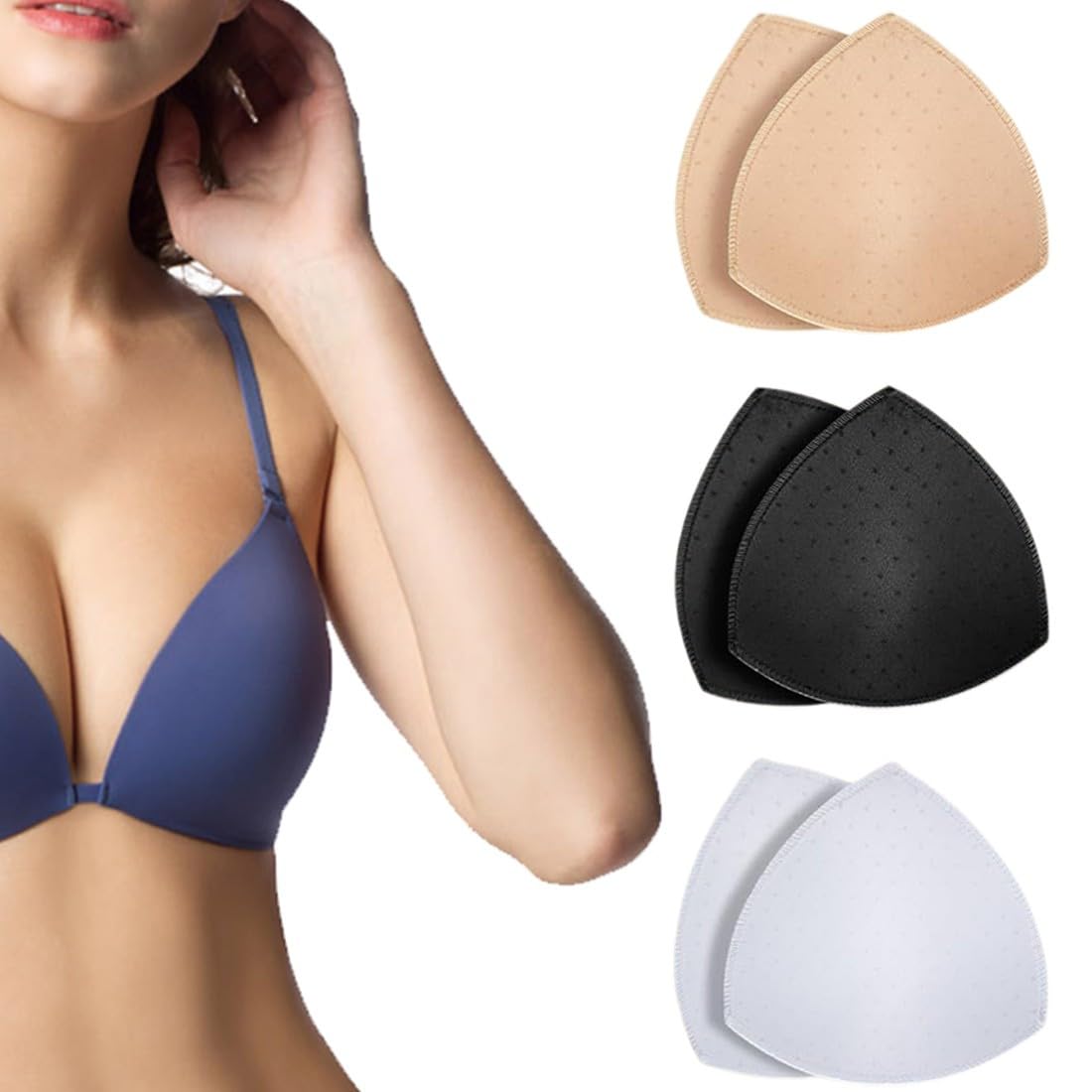 Relleno Push Up Para Bikini Pares Almohadillas De Sujetador