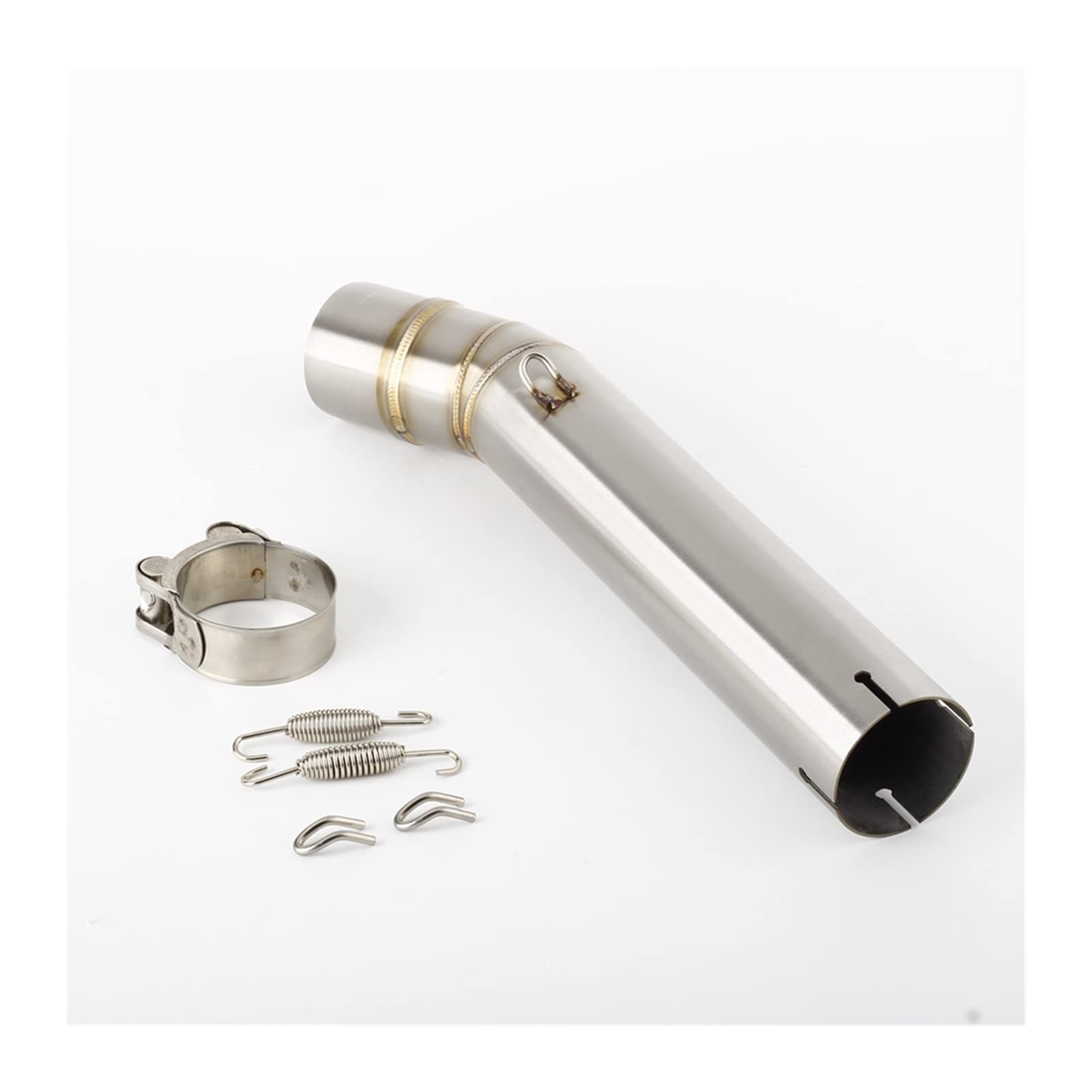 Motorrad-Endschalldämpfer Motorrad Auspuff Slip On Mittelschalldämpfer Edelstahl Für Y&amaha Für FZS 600 Für FZS600 Für Fazer 1998-2003