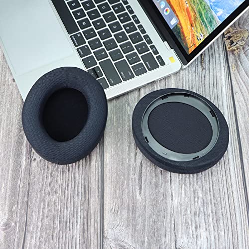Molgria Fabric Mesh Ear Pads Cushion, Replacement Mesh Memory Foam Earpads For Philip Shp9500 Wired Over-Ear Headphone/Headset Earpad Repair #TOP5