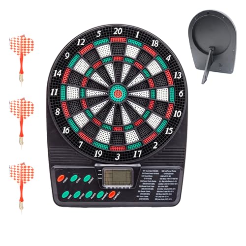 Diana electrónica para adultos – Marcador electrónico automático de pulgadas, kit de juego de dardos de cola larga, tablero interior seguro para el hogar, bar, reuniones familiares, entretenimiento de