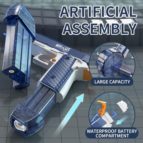 Snowall Electric Water Gun with Long Range,Automatic Squirt Gun for Kids and Adults, Long Distance Water Pistol for Pool Beach Outdoor Play by Snowall - Image 3