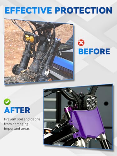 Image of Ebike Front Number Plate Universal for Surron Talaria Purple