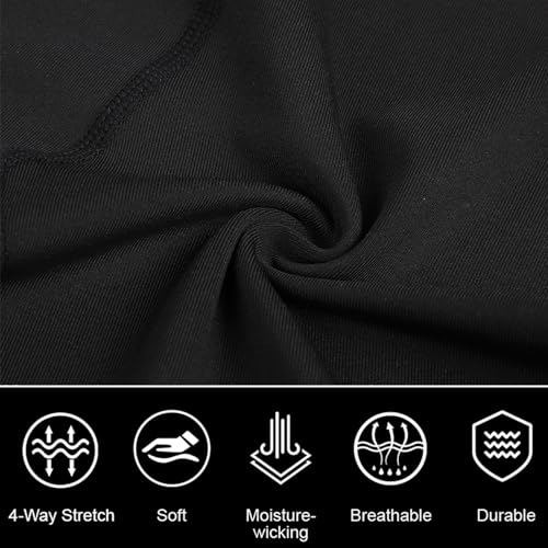 Youth Boy One Leg Compression Pants for Basketball Full Length Leggings Sports Tights Kids Athletic Soccer Base Layer4