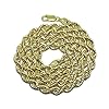 Never-Say-Never-Cordon-de-oro-amarillo-de-18k-de-55-mm-de-ancho-y-60cm-de-largo-Cierre-mosqueton-Peso-1400-gr-de-oro-de-18K