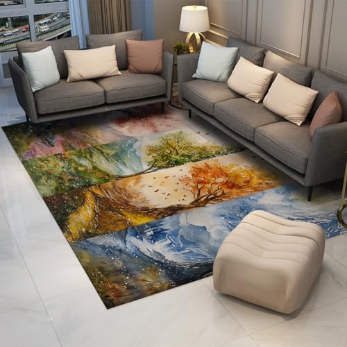Tapis de salon lavable et antidérapant All Seasons Tree - 3