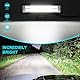 antom 6 Zoll Zusatzscheinwerfer 56W Lightbar Scheinwerfer Offroad Flutlicht Spotlight Wasserdicht LED-Arbeitsscheinwerfer im Freien