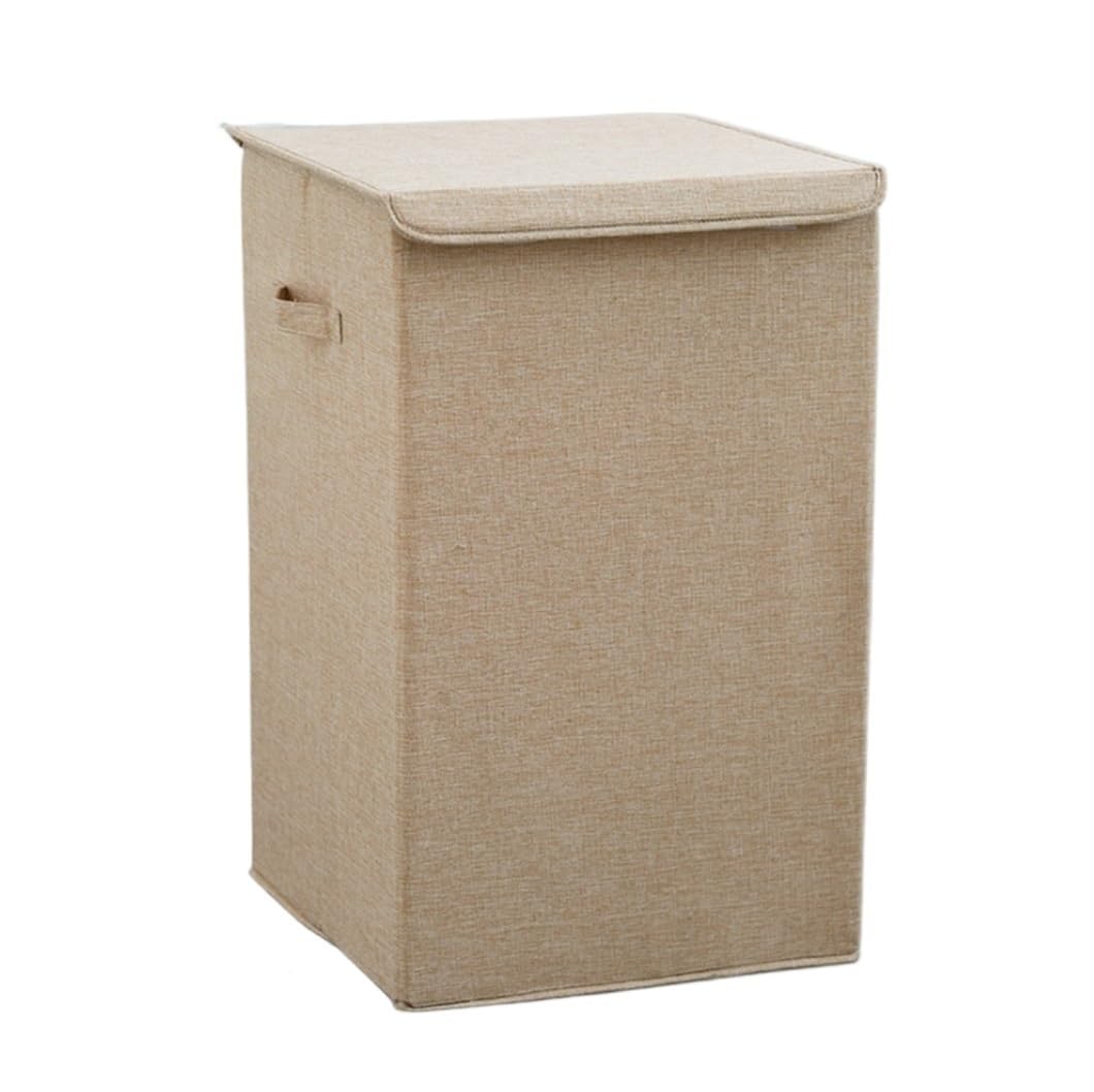 Storage Clothes Waterproof Laundry Basket Dirty Clothes Hamper Foldable With Lid Sundries Storage Organizer Nursery(C)