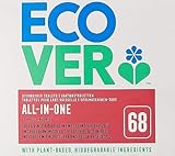 Ecover All in One Dishwasher Tablets, 68 Tablets, white Ecover All in One Dishwasher Tablets, 68 Tablets, white