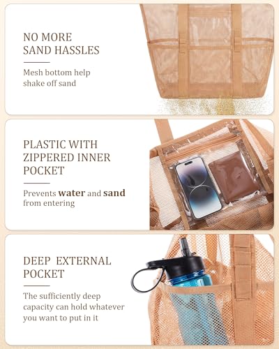 Conjunto de sombrero y bolso de playa para mujer miniatura 6