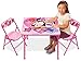 Jakks 42928 Minnie Activity Table Set with 2 Chairs Pink