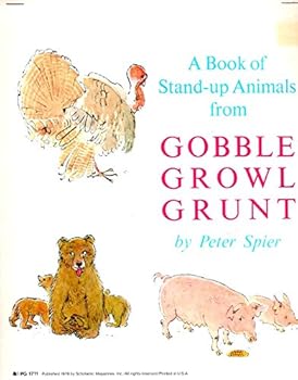 Paperback Book of Stand-Up Animals from Gobble Growl Grunt Book